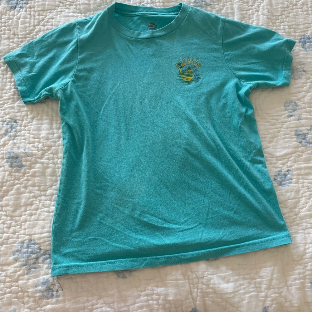 Honolula Vibrant Teal Kids Graphic Tee